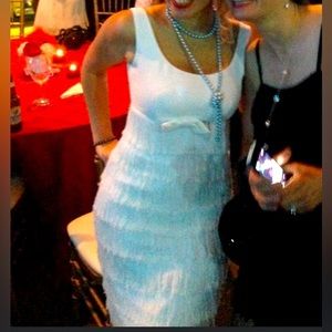 1920’s Gatsby flapper dress - white